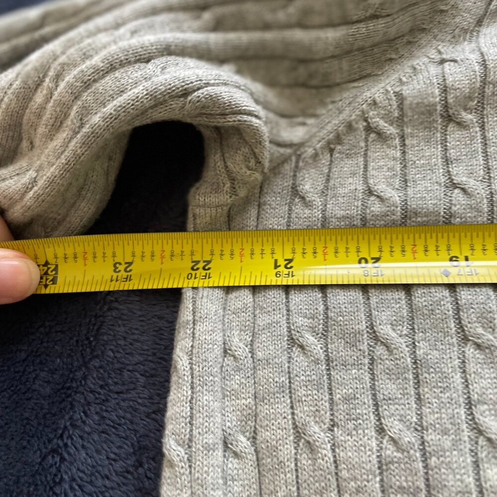 Kim Rogers open front gray cardigan women's size large L long sleeve - Picture 4 of 4